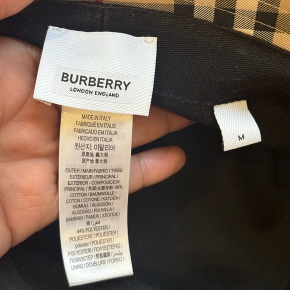 Vintage Check Technical Cotton Bucket Hat (M) - Picture 2 of 5